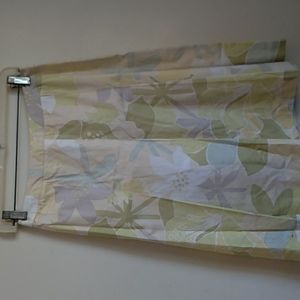 Talbots Petite floral skirt size 4